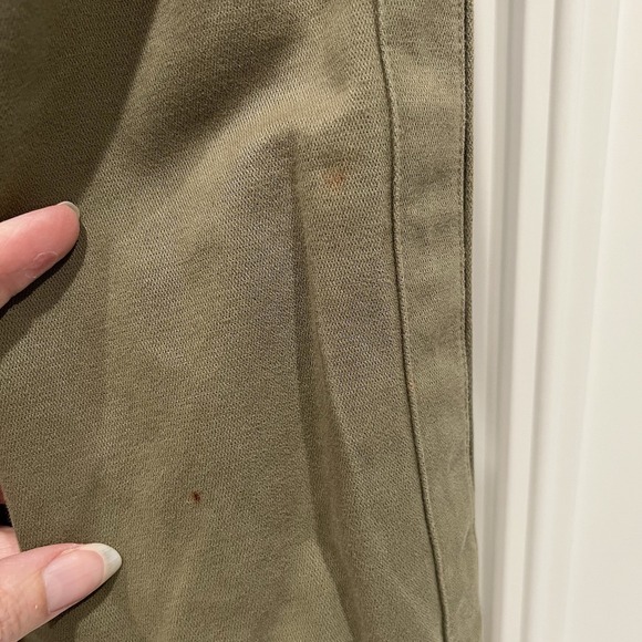 Gwen Stefani Lamb Army Green Military Style Jacket Size 2 Cotton Wool Y2K - Picture 6 of 12